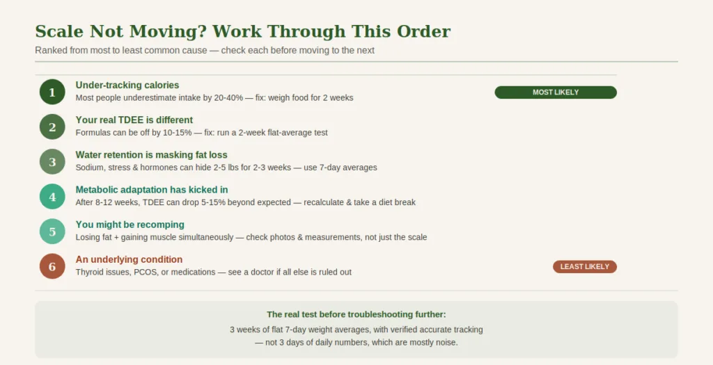 calorie deficit diagonistic