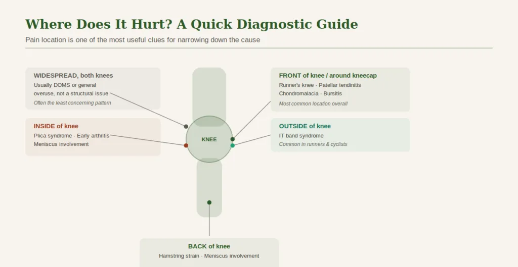 knee pain location guide
