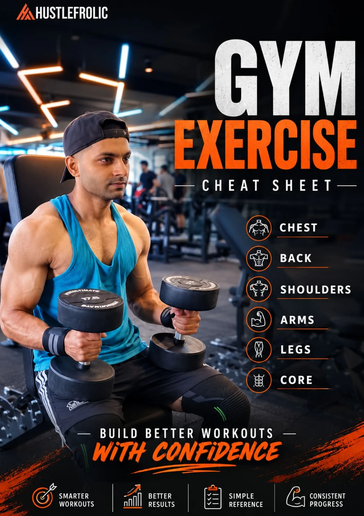 Gym Exercise Cheat Sheet
