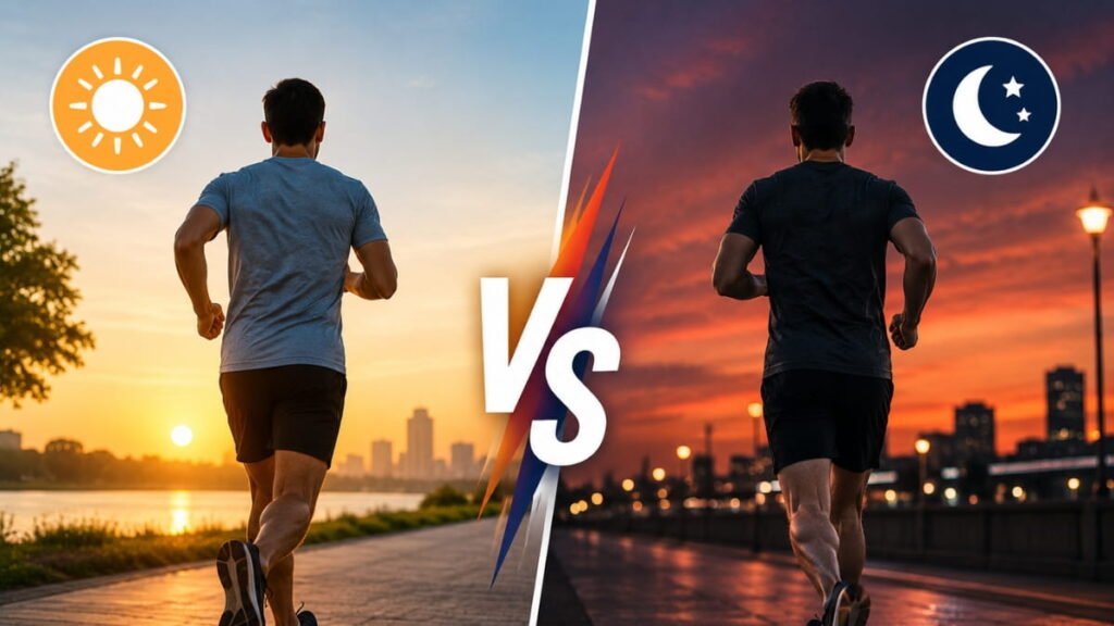 morning cardio vs evening cardio